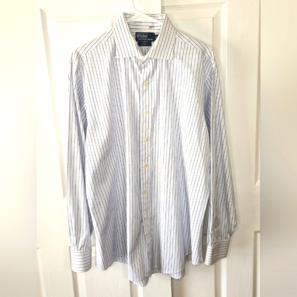 POLO BY RALPH LAUREN MENS DRESS SHIRT SIZE NECK 17 - Picture 2 of 5
